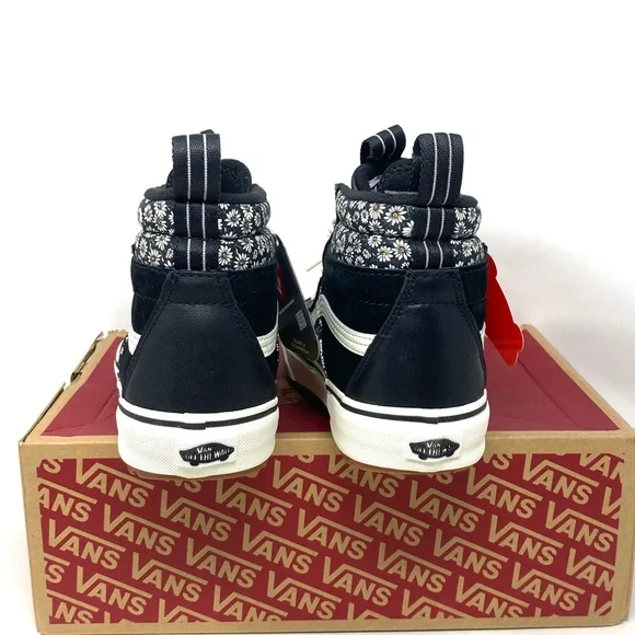 VANS SK-8 Hi MTE-2 Floral Black Boot Casual Leather Women Size Skate VN0A5HZZF2B - Picture 3 of 9